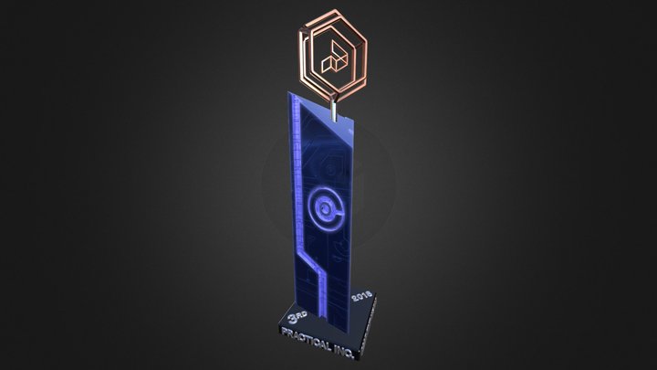 Map The World | First Edition - 3rd Place Trophy 3D Model