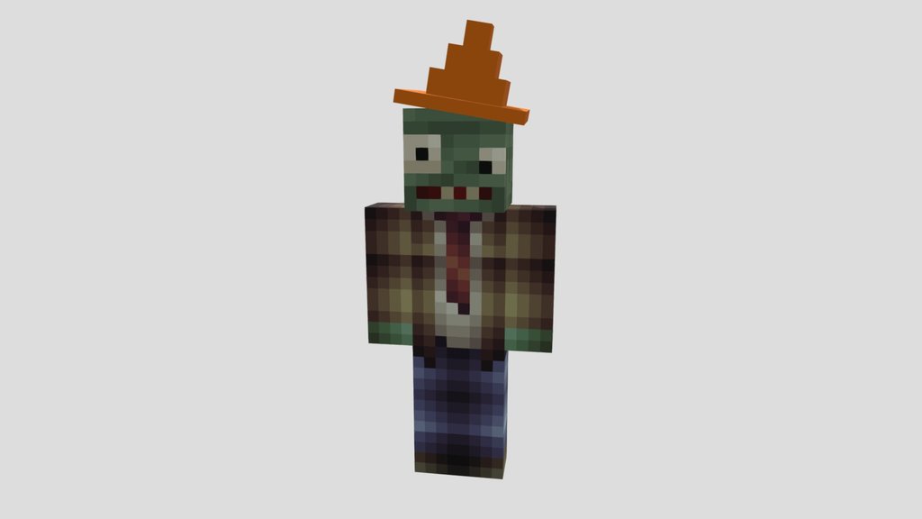 Zombie cone- Minecraft pvz