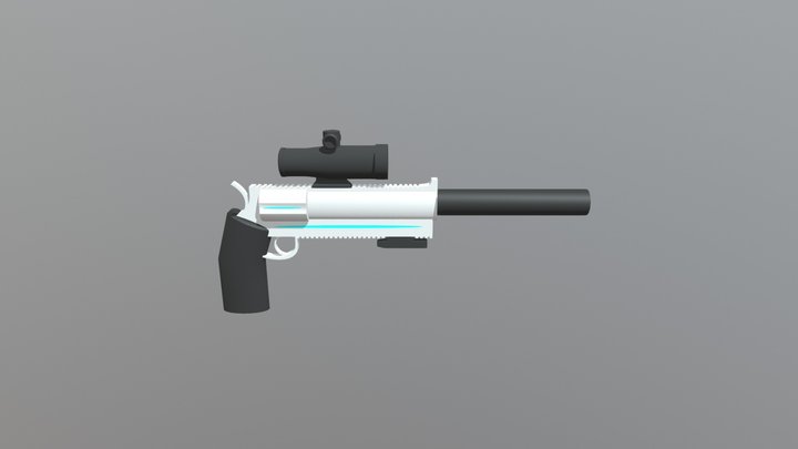 Super Revolver Model 1 3D Model