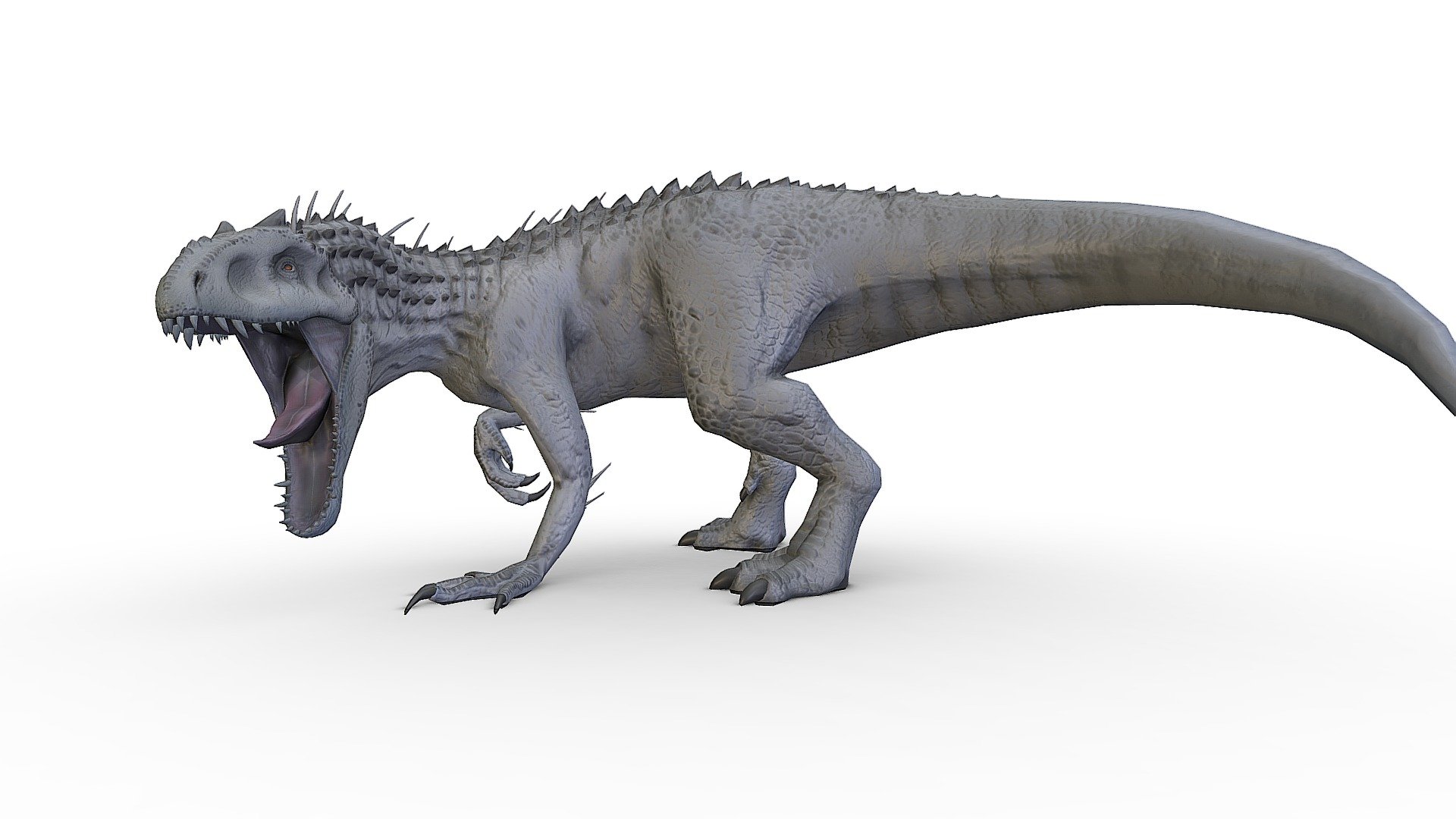 Jurassic World Indominus Rex Statue - 3D model by Kreanym.