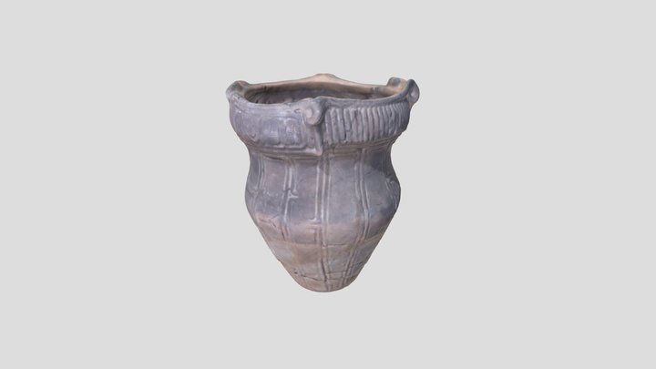 深鉢型土器　Jomon pottery 3D Model