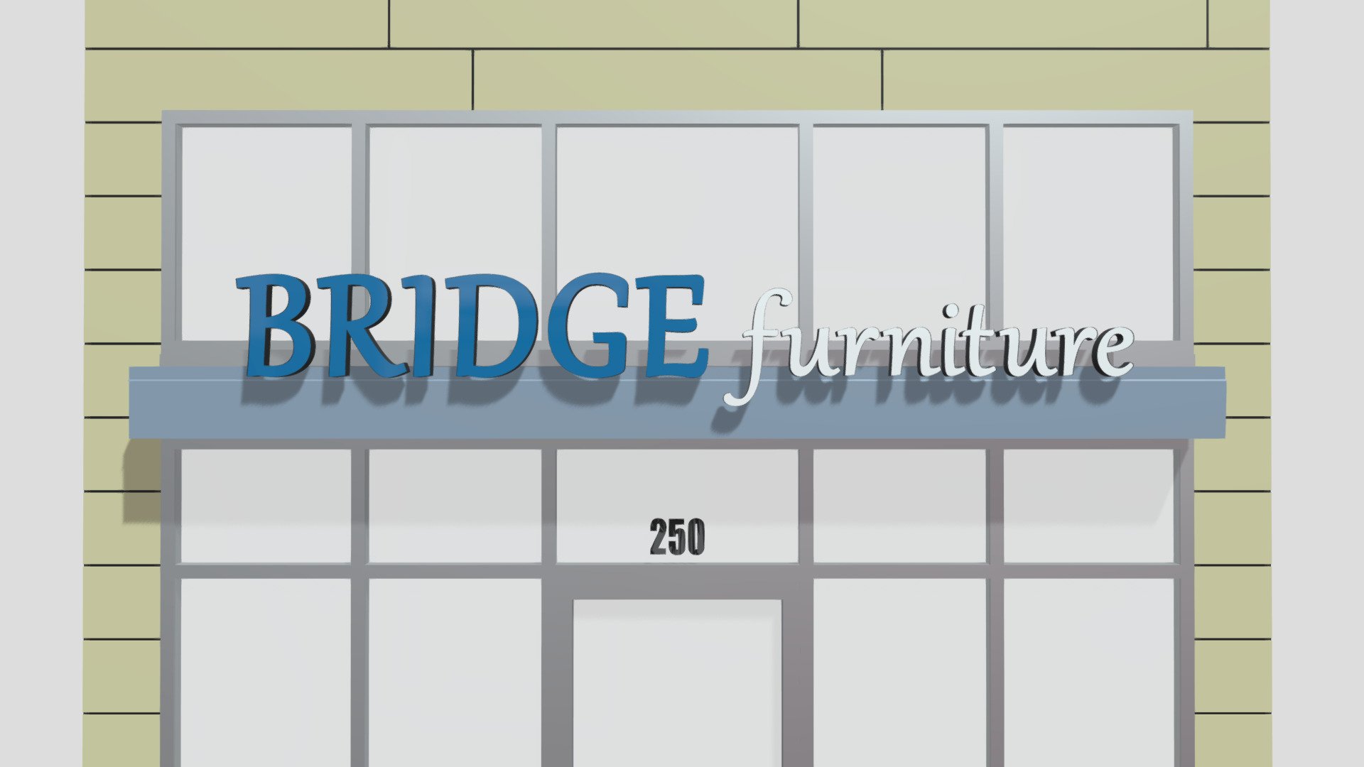 BRIDGE furniture 3D v3 3D model by Can West Legacy Inc. 3D Sept 2019