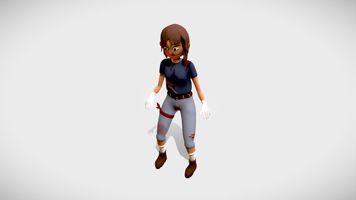 Human enemy 3D Model