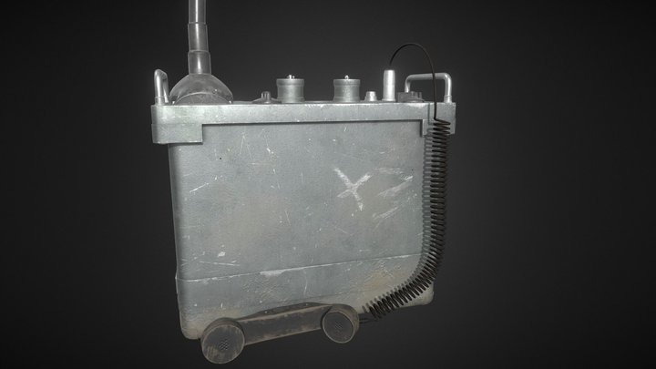 PRC-77 Radio 3D Model