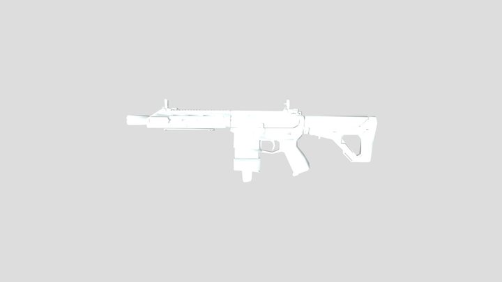 SCP: CB Multiplayer Reborn SR556 3D Model