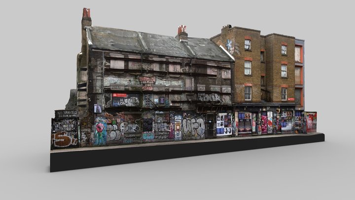 Sclater Street Weaver’s Houses – Modello 3D gratuito STL