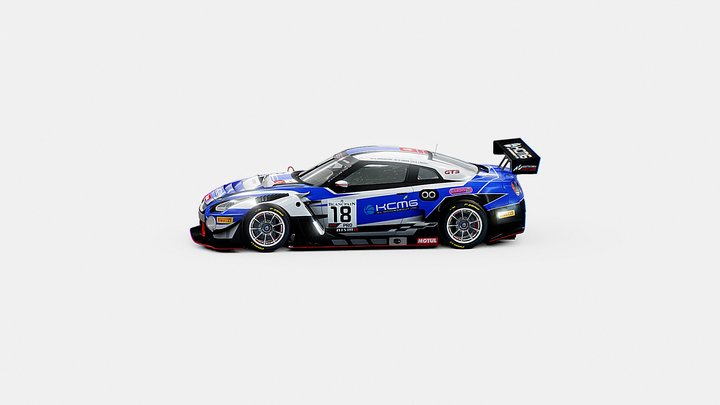 GT‑R NISMO GT3 | www.vecarz.com – Modello 3D gratuito STL
