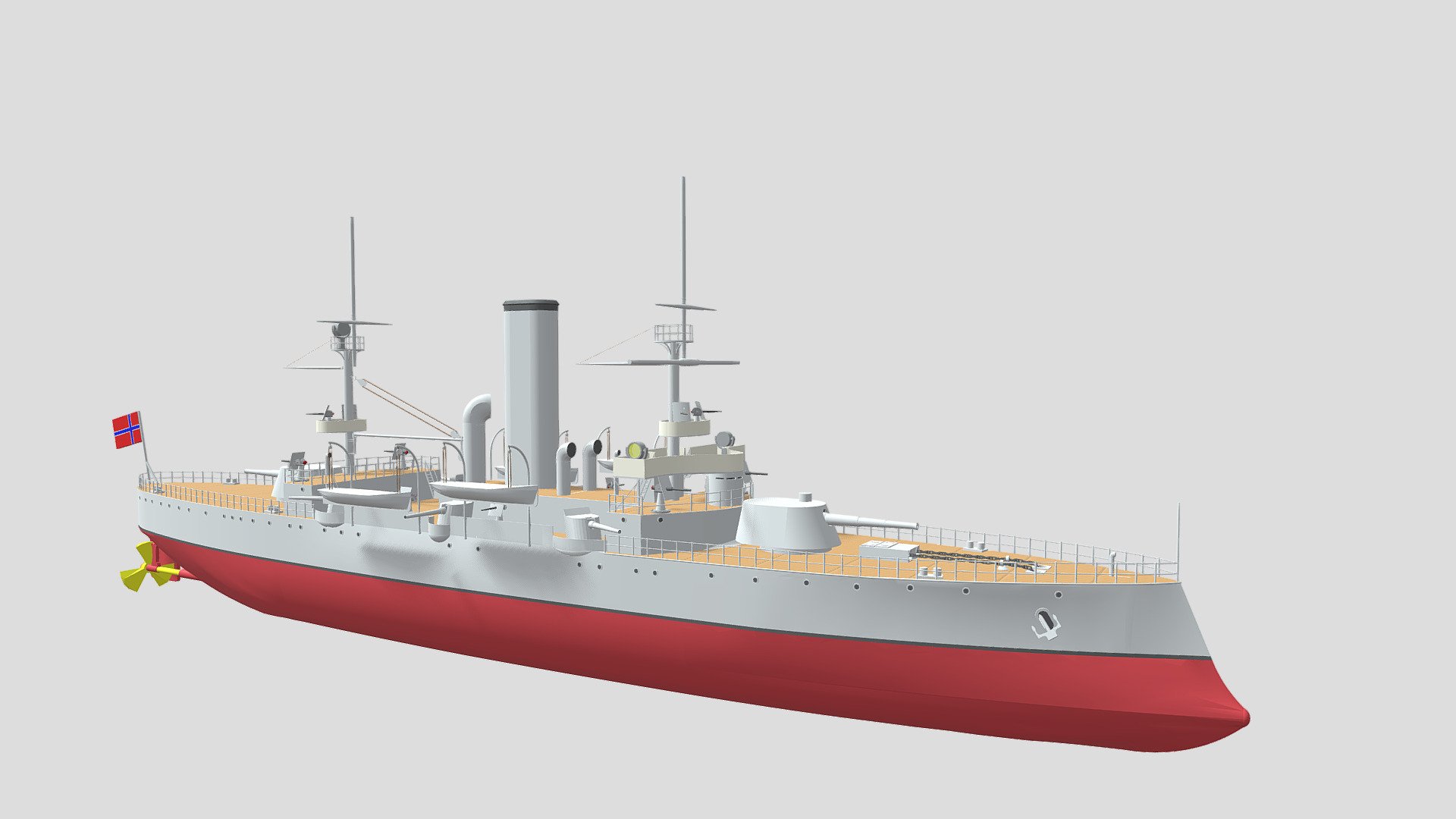 HNoMS Tordenskjold - Download Free 3D Model By Martyn169 [5b5b1a1 ...