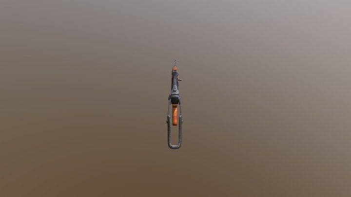 AKMS Rifle 3d Model 3D Model