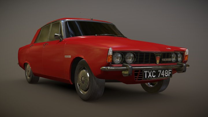 1968 Rover P6 3500 Series 1 – Free 3D Model STL