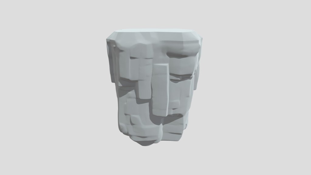 Grass-Capped Rock Pillar
