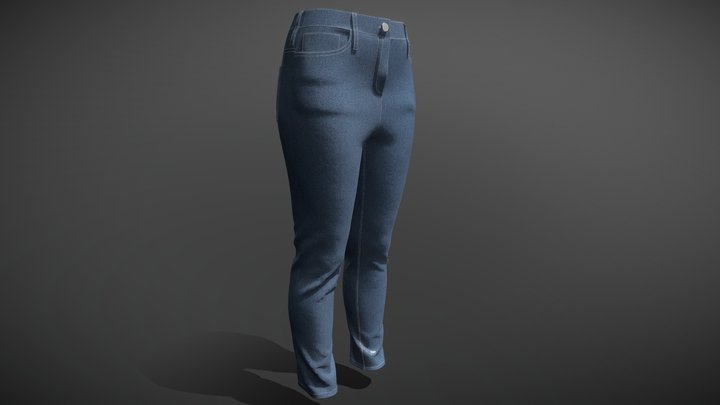 Skinny jeans 3D Model