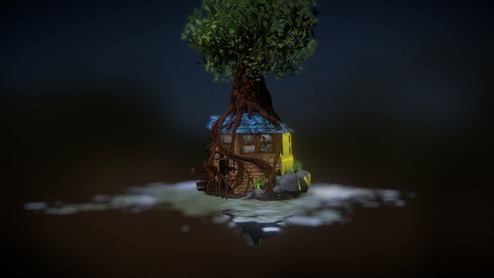 Tree House 3D Model