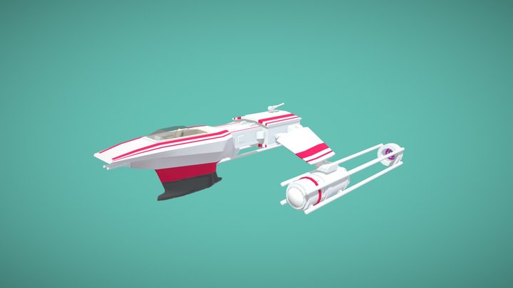 Y-wing Catamaran - Star Wars Conceptship 3D Model