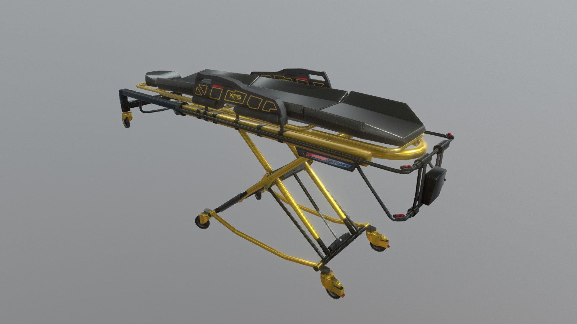 Stryker Power Pro XT 3D model by Virtual Reality (simulanis