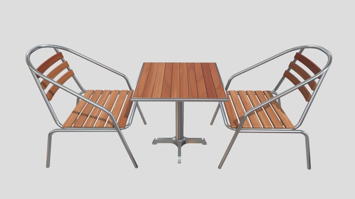 Table chair 3D Model