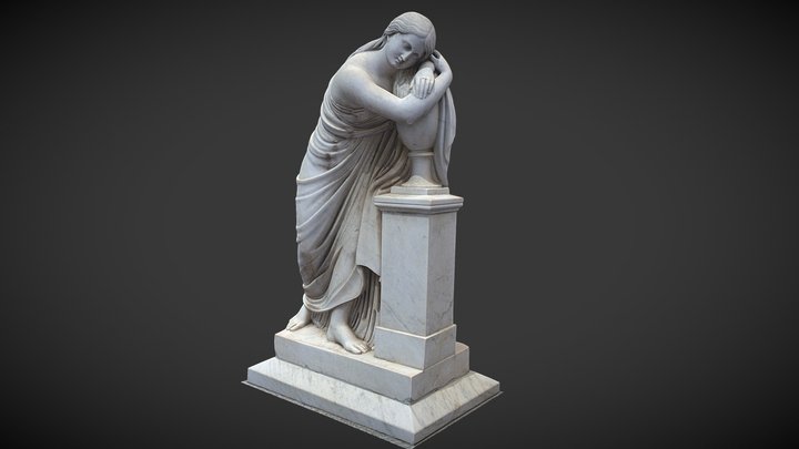 Woman's sculpture - Photogrammetry Asset 3D Model
