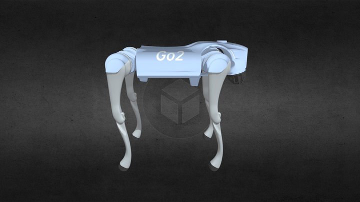 Robot dog unitree go2 3D Model