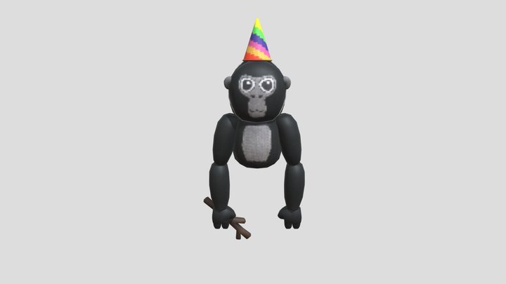 gorilla-tag-monke-plush-cosmetic 3D Model