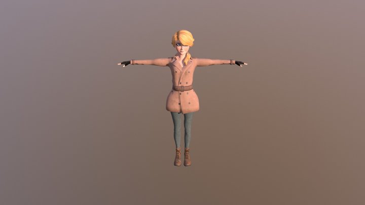 Emily from the game LOST 3D Model