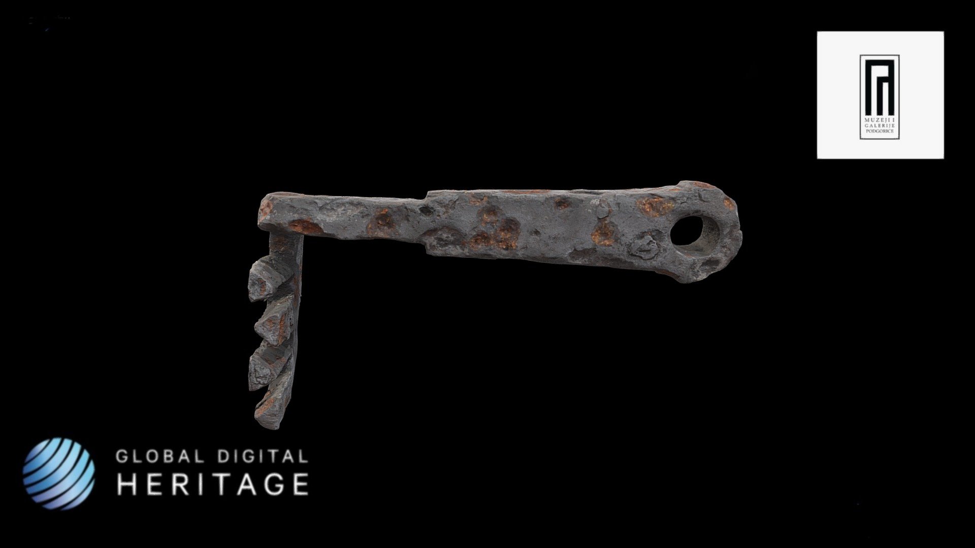 Roman key - Download Free 3D model by Global Digital Heritage and GDH ...
