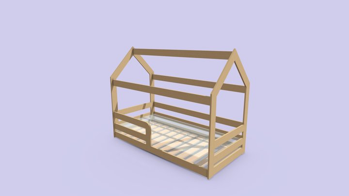 Cabin Bed 3D Model