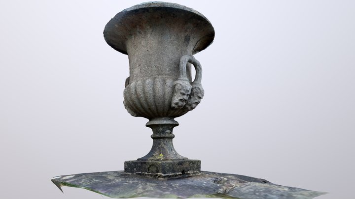 Stone Urn, 3D Model