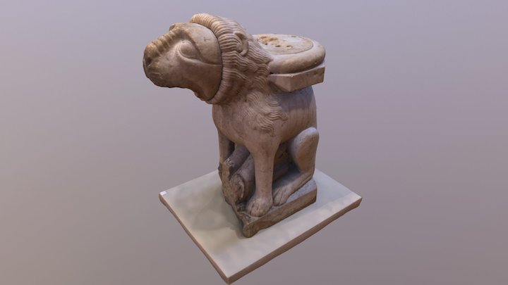 Lion Sculpture 3D scan 3D Model
