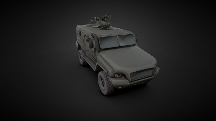 "TYPHOON-K" KAMAZ-35949 3D Model