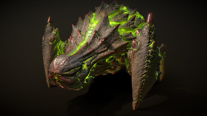 Toxic insectoid 3D Model