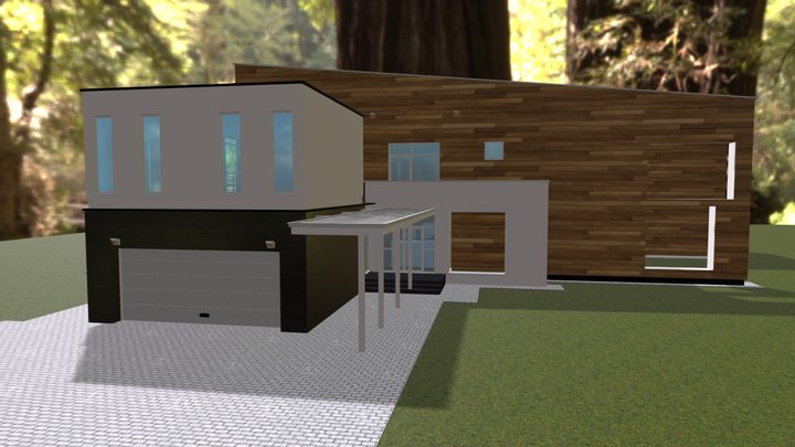 Частный дом 3D Model