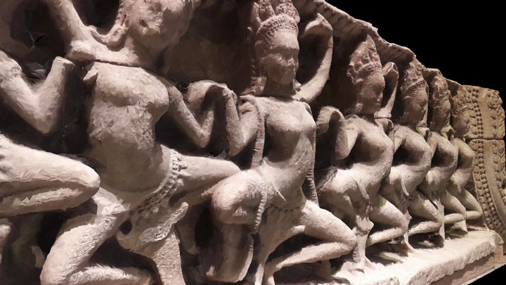 Apsaras dansantes 3D Model
