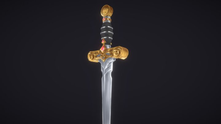 [STUDENT WORK] Epic sword 3D Model