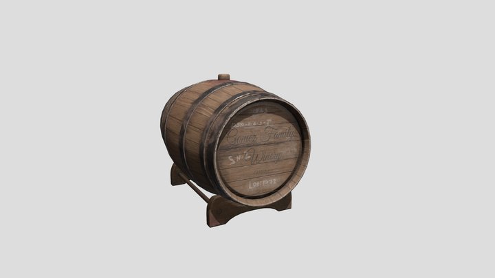 Barrel 3D Model