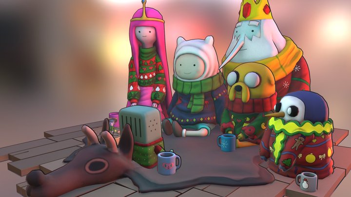 Adventure Time - Holly Jolly Secrets Part 2 3D Model