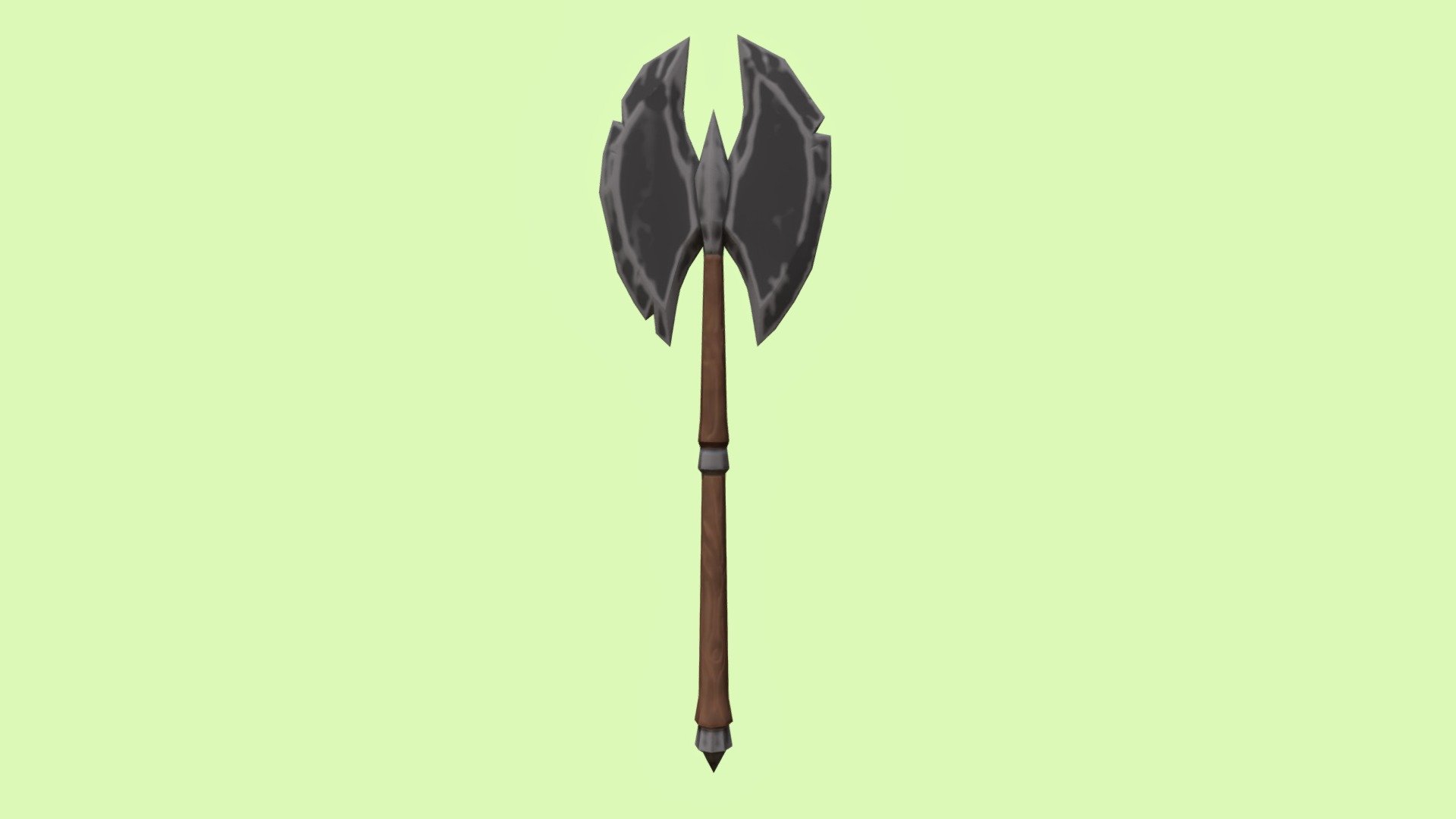 Stylized Two Handed Axe