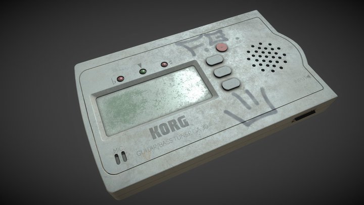 Korg Guitar Tuner 3D Model