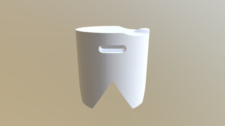 Oak Chair - Size M 3D Model