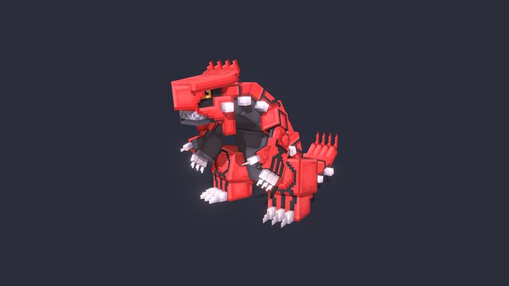 Groudon 3D Model