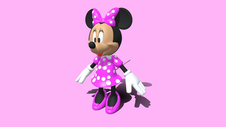 Minnie Mouse 🎀🐭✨ 3D Model