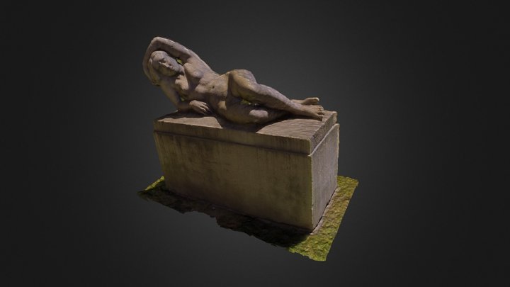 Women Nude Statue - Frankfurt 3D Model
