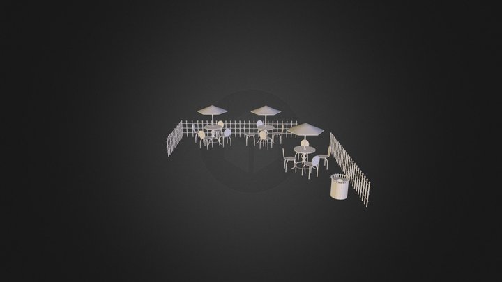 Cafe 3D Model