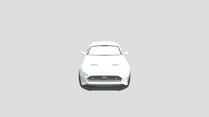 Ford Mustang GT 2019 3D Model
