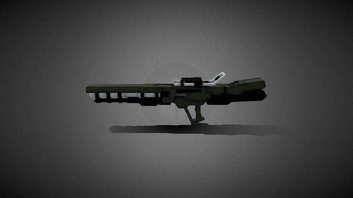 FA Girl Gourai Cannon 3D Model