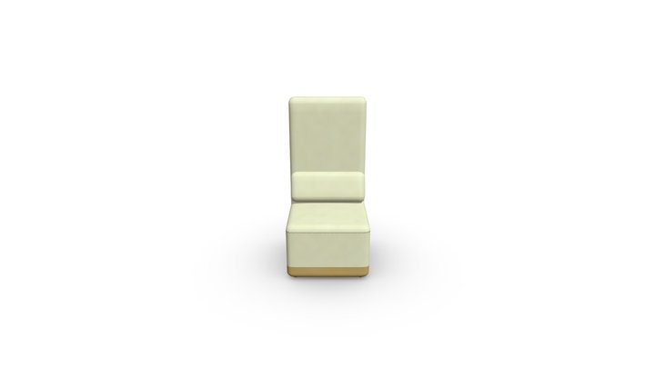 ADAL_S1001-10N_Toffee_HighBack_Partitionless 3D Model