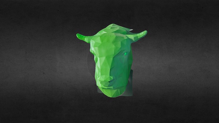 Bison Head from Żubrówka at Open’er Festival – Free 3D Model STL