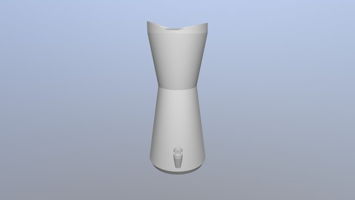 Filtro de barro/ceramica Drops and Dunes 3D Model