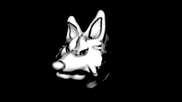 Day 6 Husky #3DInktober2019 3D Model