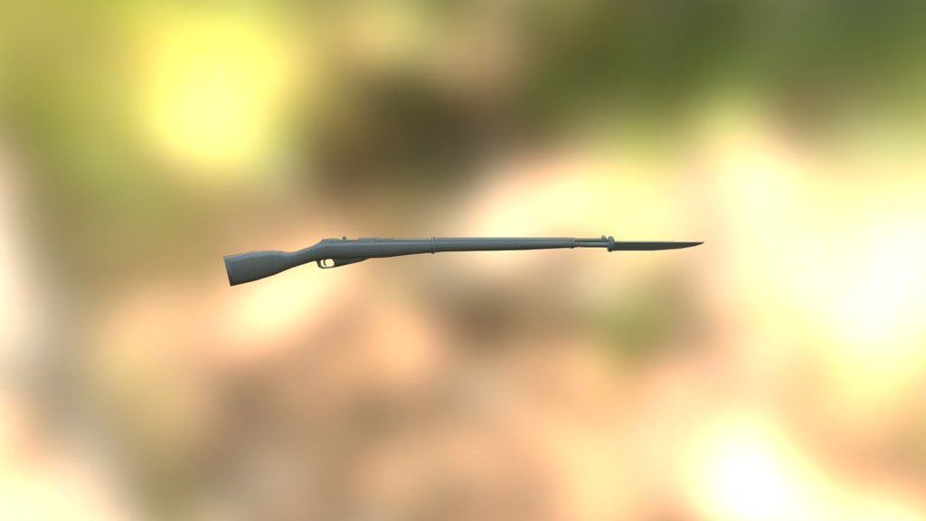 Rifle - 3D model by Pakaska [5b776de] - Sketchfab