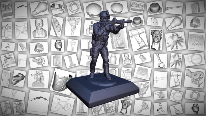 Soldier 3D Model